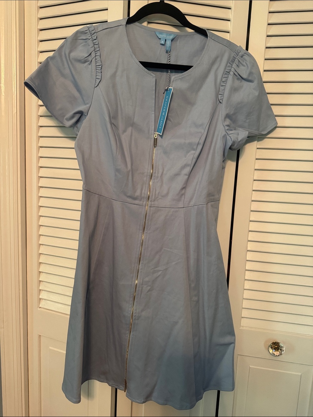 Draper James Light Blue Mae Love Circle Dress